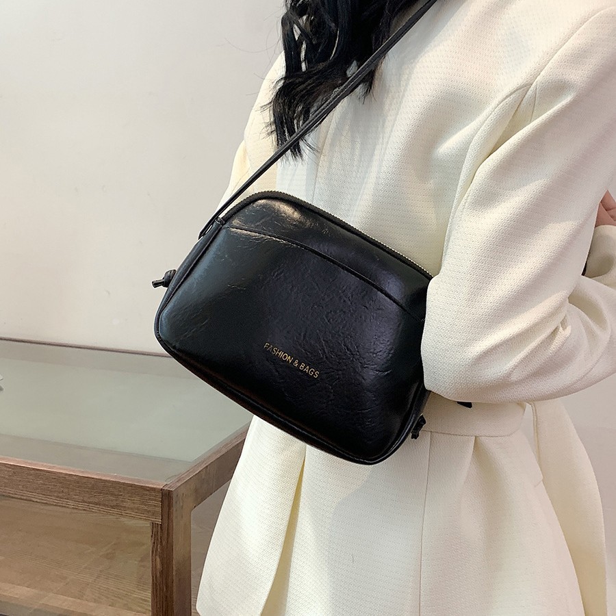 Small square bag women's bag fashionable simple large capacity single-shoulder crossbody bag casual trendy small shoulder bag